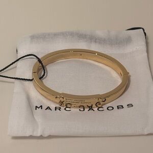NWT Marc Jacobs gold bangle - M/L